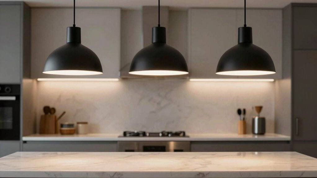 correct pendant light placement