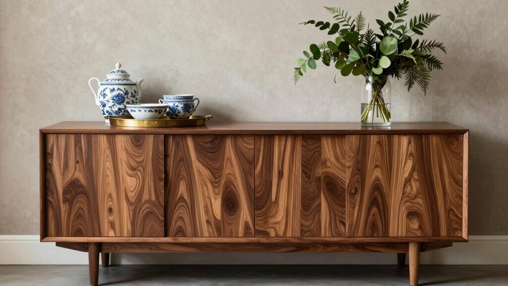 decorative accessories with balanced arrangement