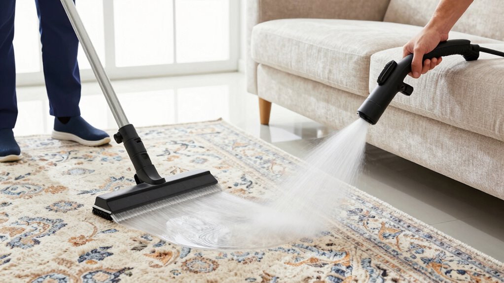 different cleaning equipment and techniques