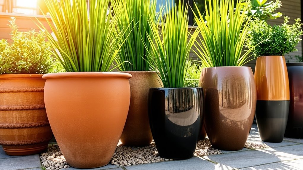 durable spacious stylish planters