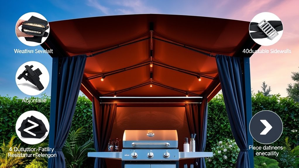 durable weather resistant easy setup