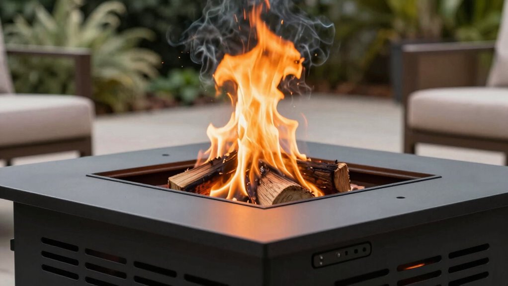 enhanced smokeless fire performance