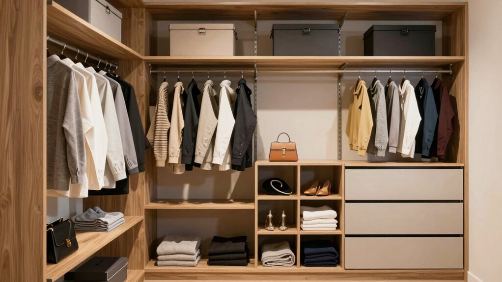 evaluate wardrobe organization needs