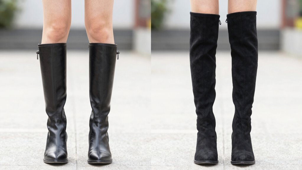 footwear enhances leg length