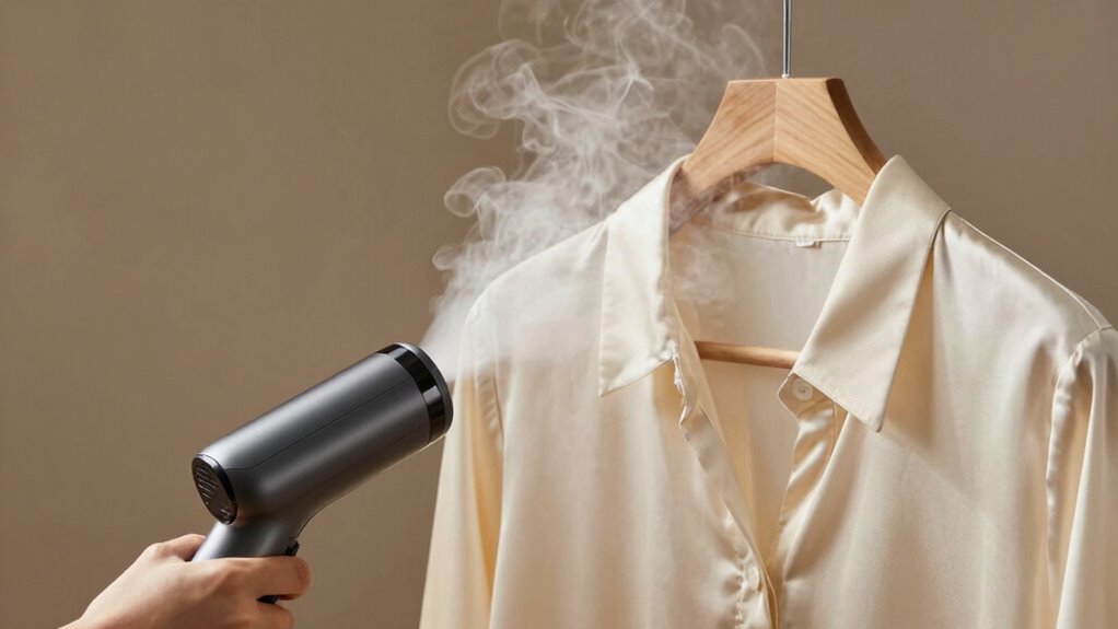 gentle controlled silk steaming