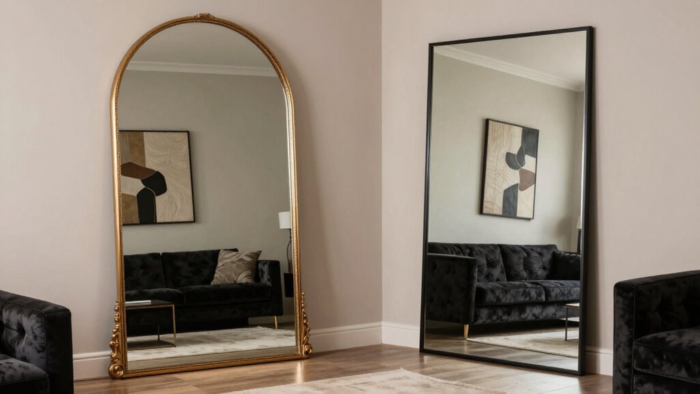 highlight mirror shape and style