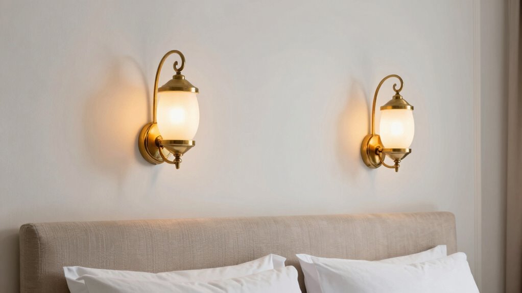 ideal bedside wall sconce heights
