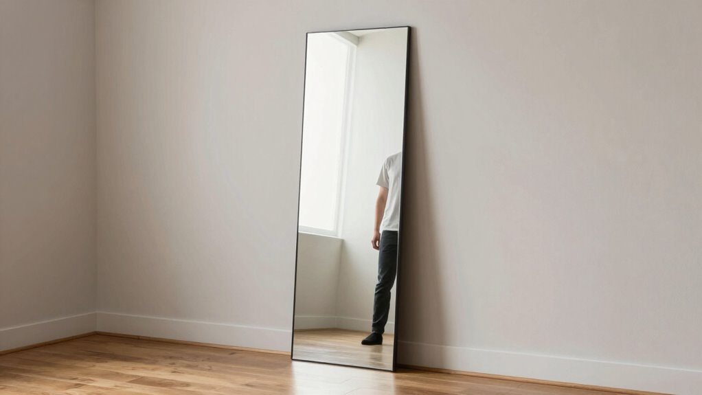 ideal mirror height standards