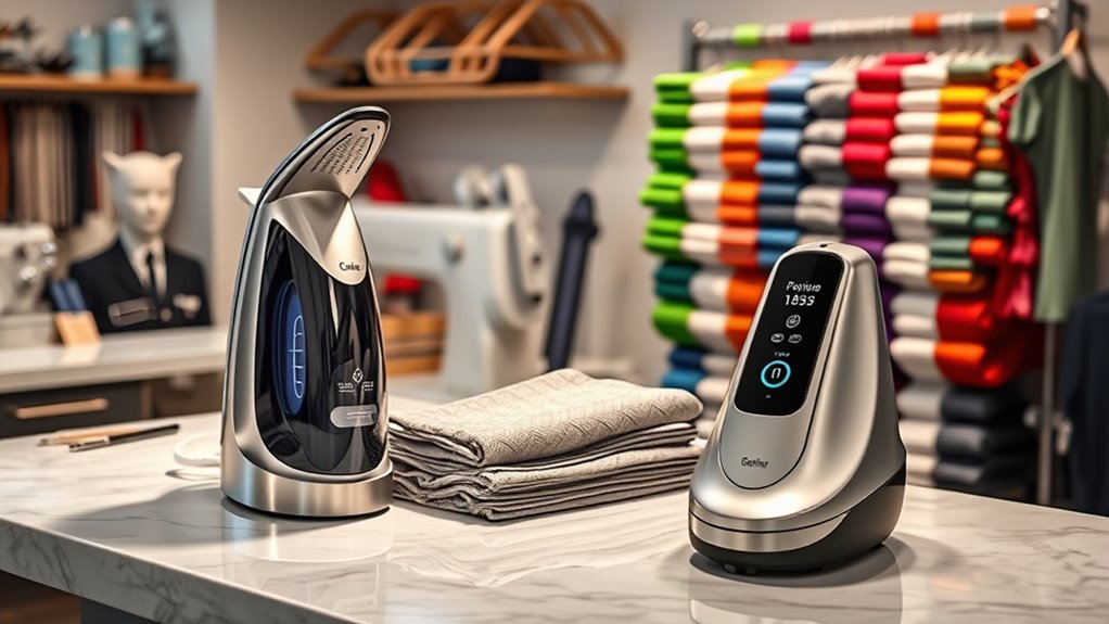 key garment steamer features