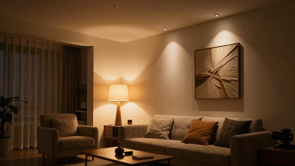 layered cozy lighting plan