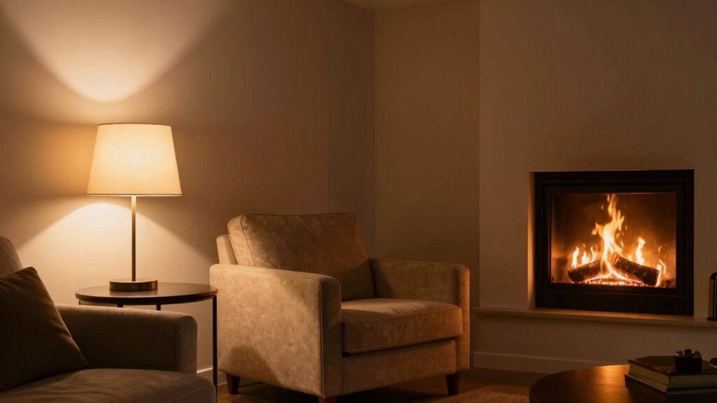 layered lighting creates ambiance