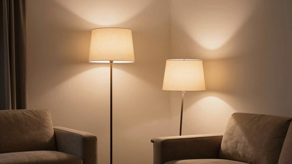 layered lighting enhances ambiance