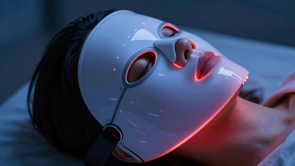 led therapy stimulates skin rejuvenation