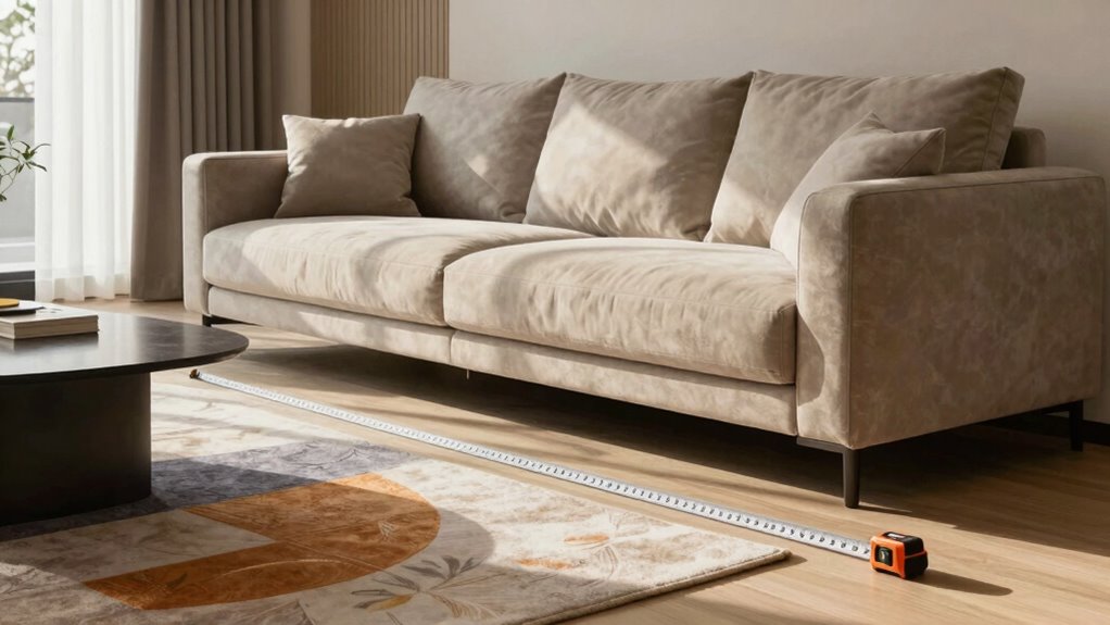 living room sofa sizing guide