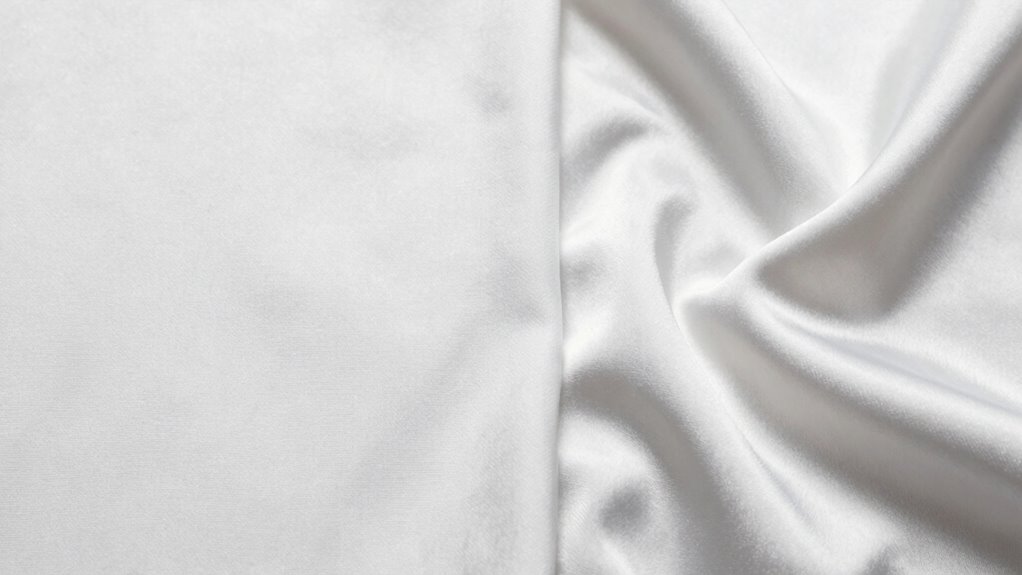 luxurious soft silky draping