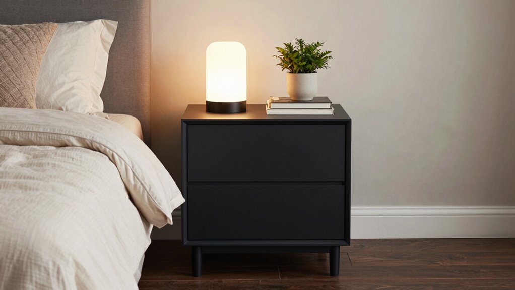 match nightstand with decor