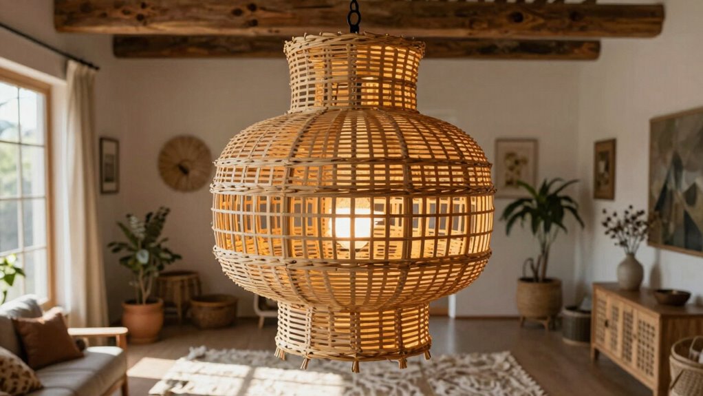 material size lighting installation