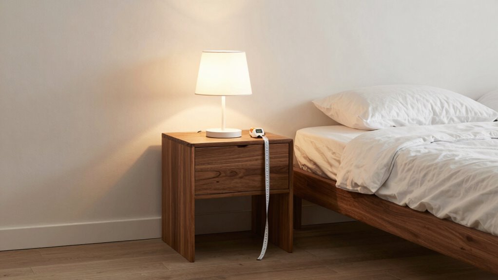 measure bed and lighting