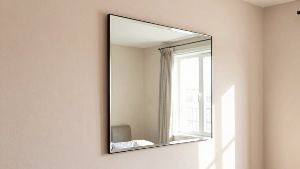 mirror placement enhances brightness