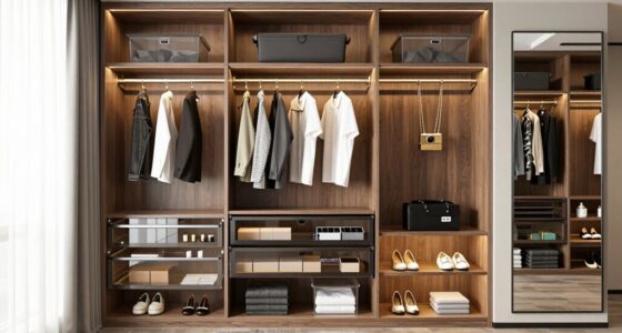 modular closet layout planning