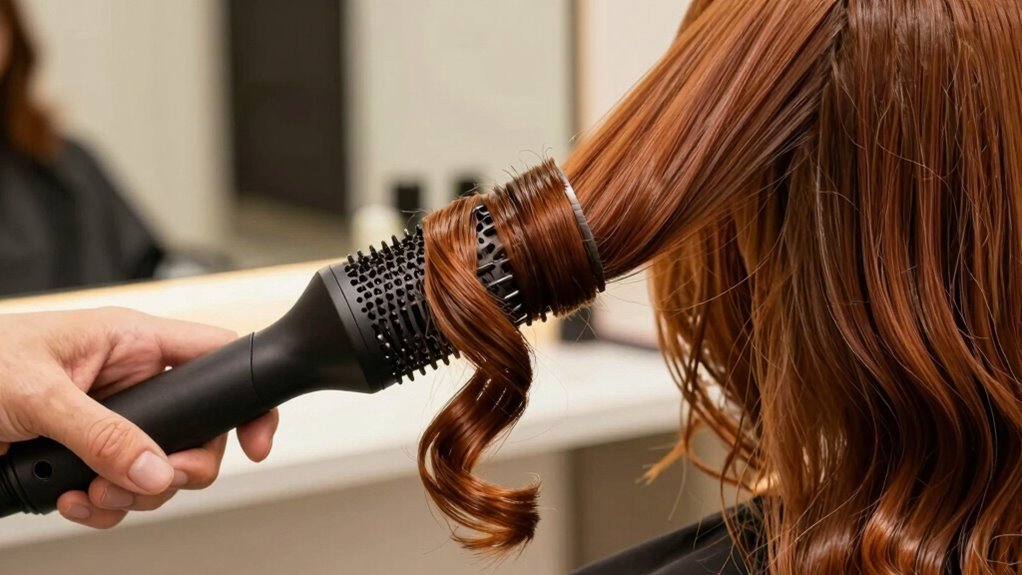 optimal barrel size for medium length hair