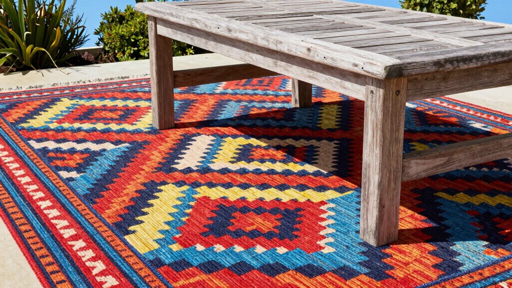 outdoor rug material comparison