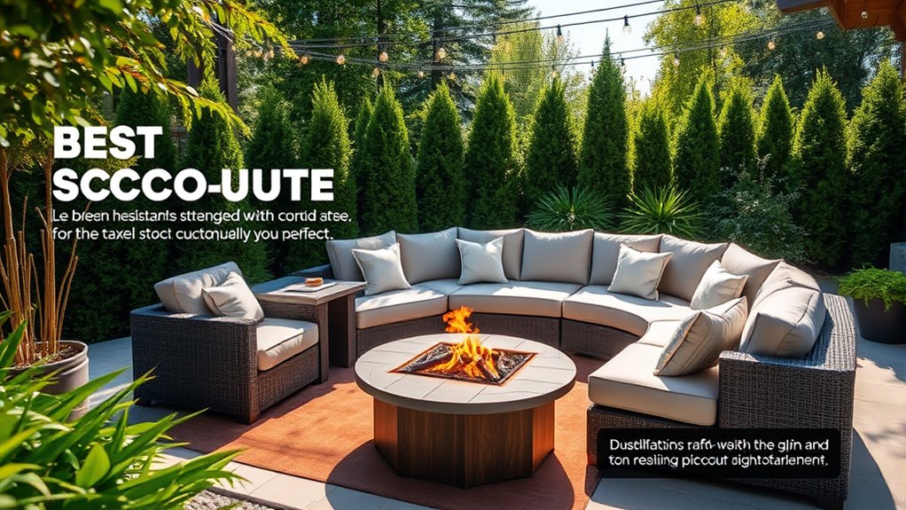 outdoor sectional set considerations