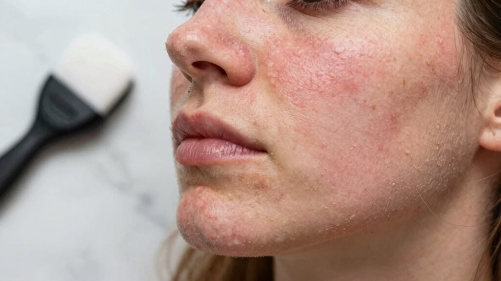 over exfoliation damages skin