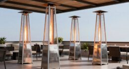 patio heater clearance ventilation