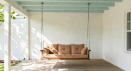 porch swing ceiling setup