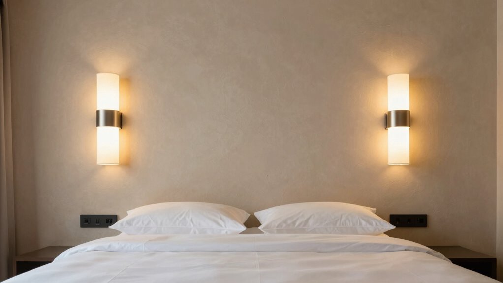 proper bedside wall sconce installation