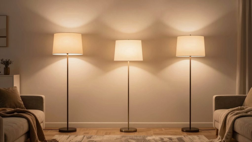 proper floor lamp placement