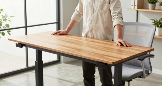 proper height for standing desk