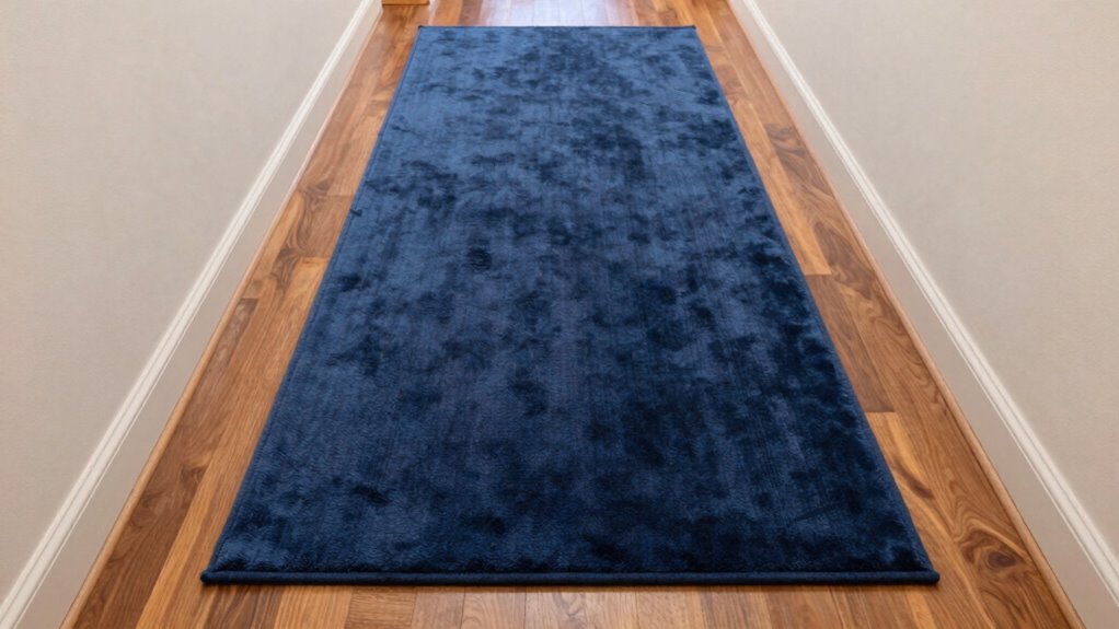 proper runner rug placement