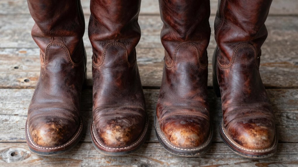 properly fitting leather boots