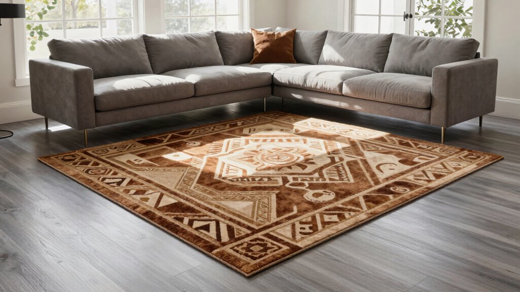 reading rug size charts