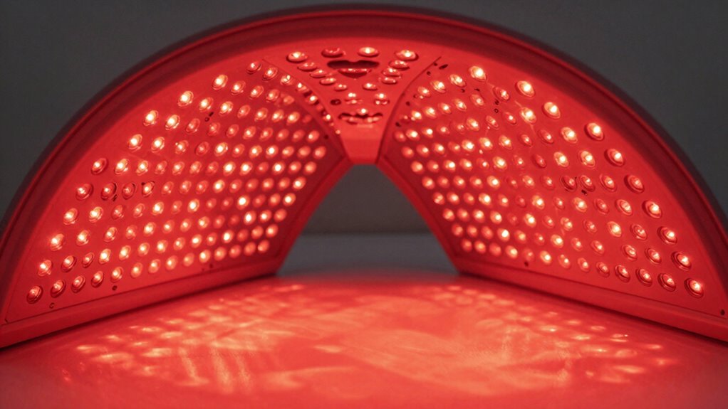 red light enhances skin healing