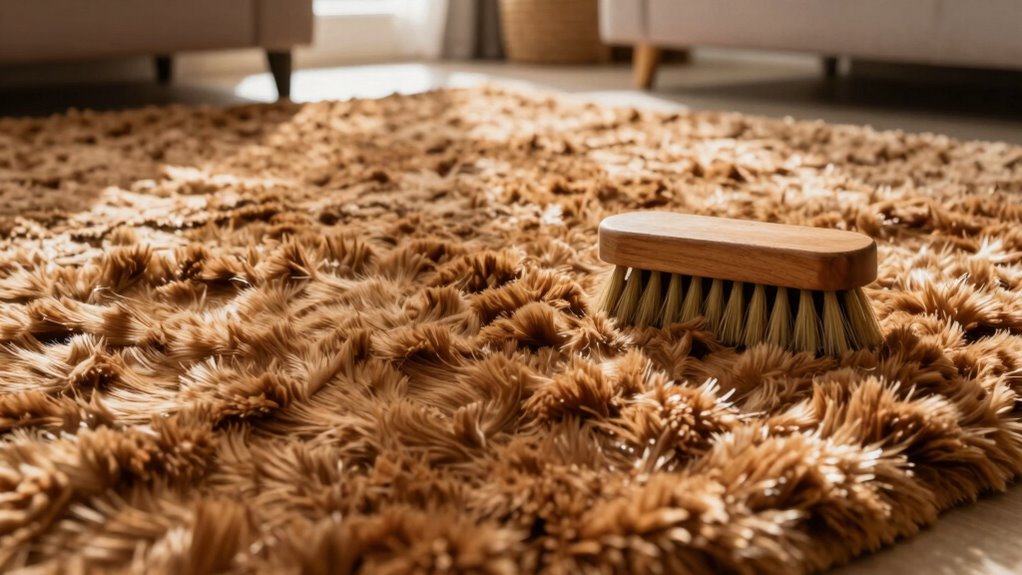 restore shag rug plushness