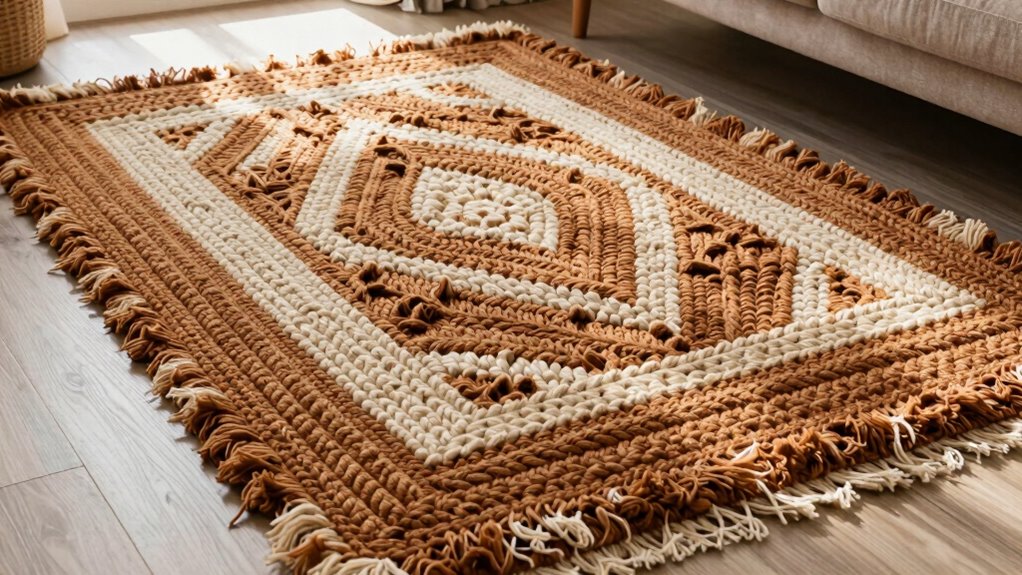 rug size material safety