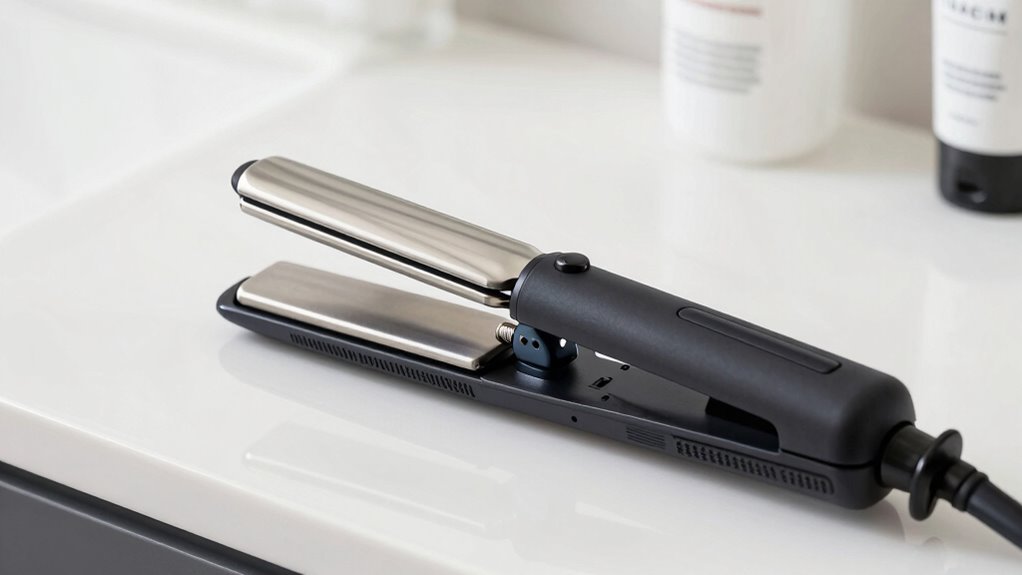 safe flat iron handling