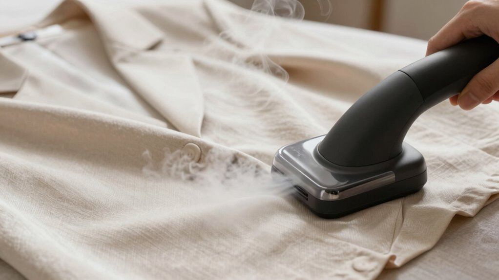 safe steaming for delicate fabrics
