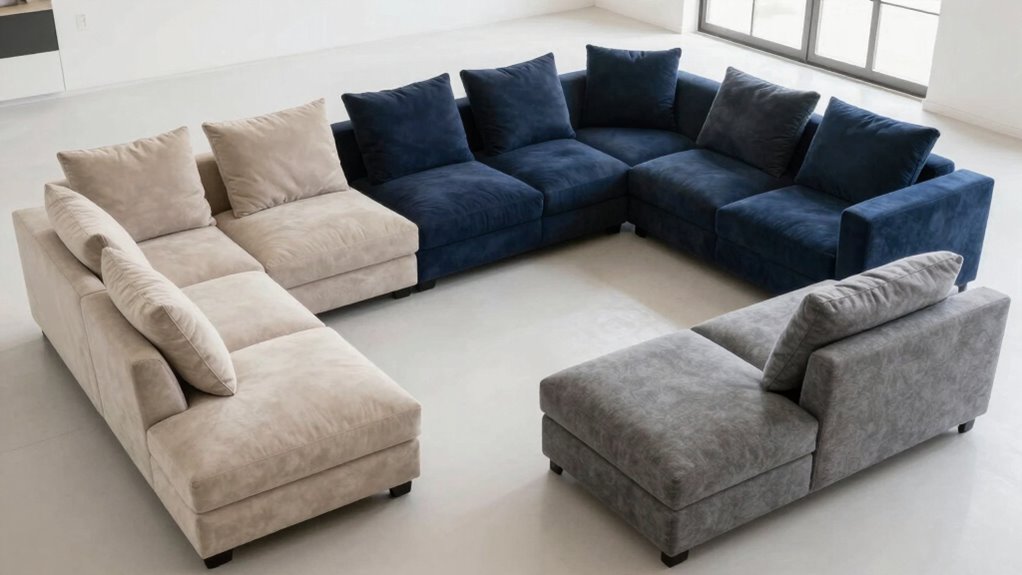 sectional configurations enhance space