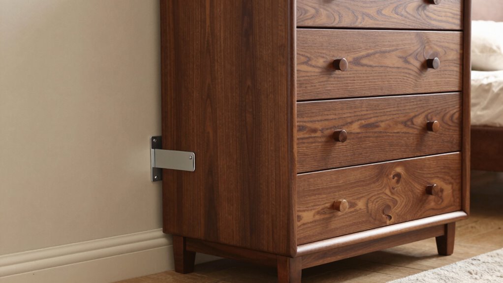 secure furniture to prevent tipping