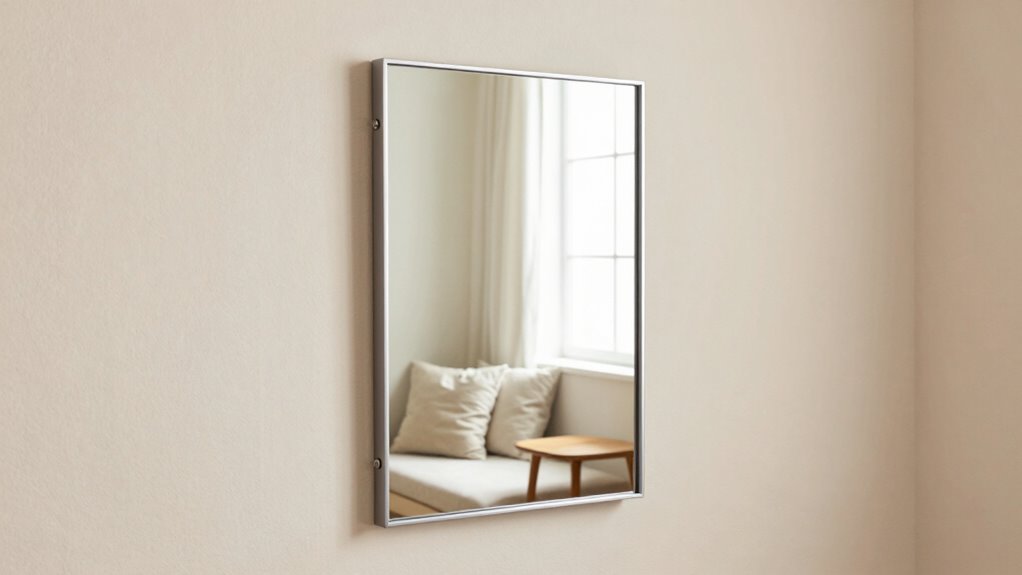 secure stylish mirror mounting