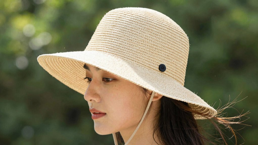 secure your wide brim hat