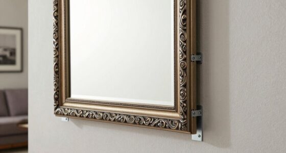 securely hang heavy mirrors