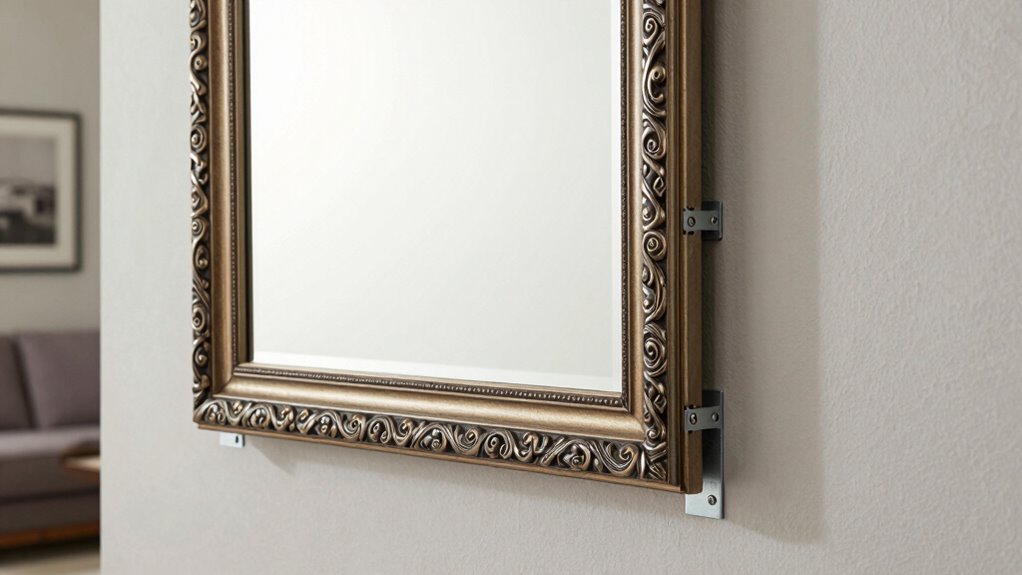 securely hang heavy mirrors