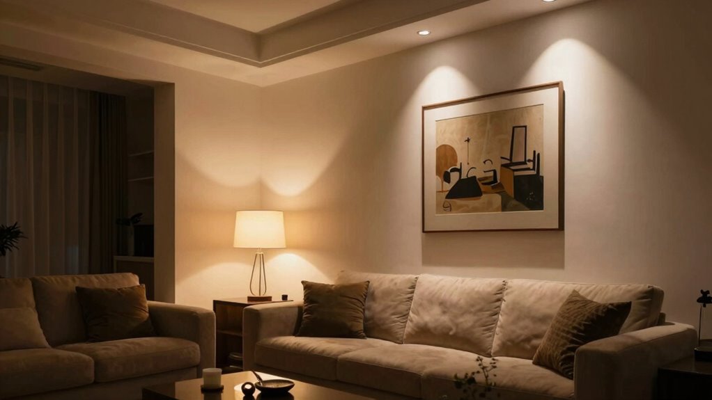 select fixtures with dimmers