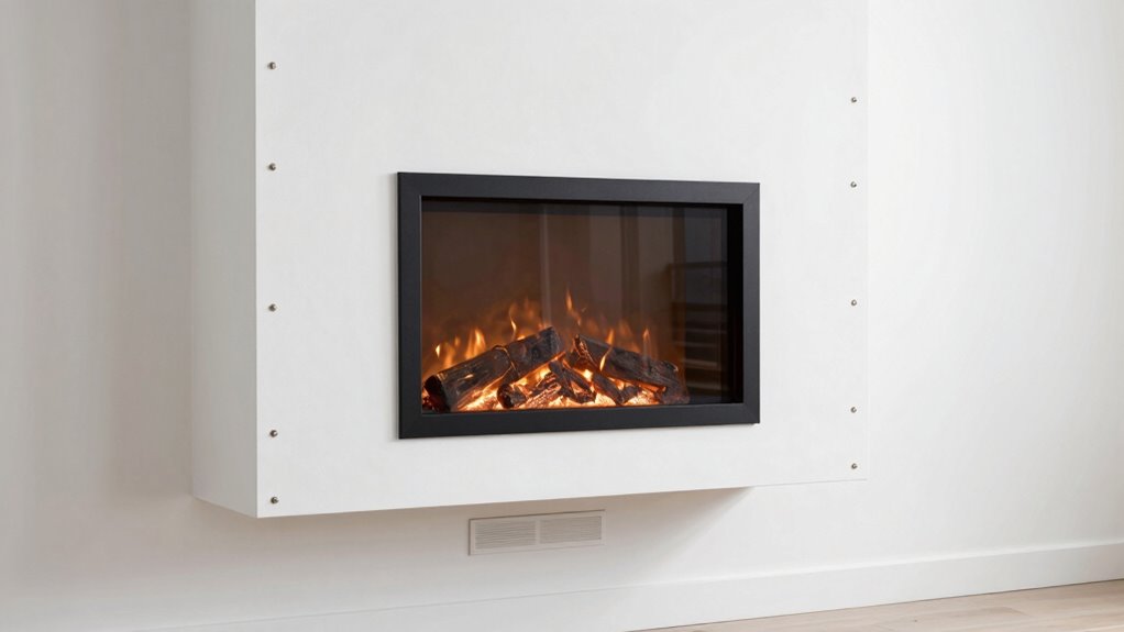 sleek modern space saving heating