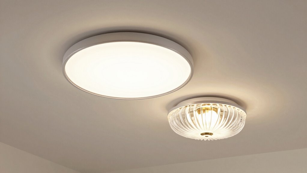 space saving ceiling lighting